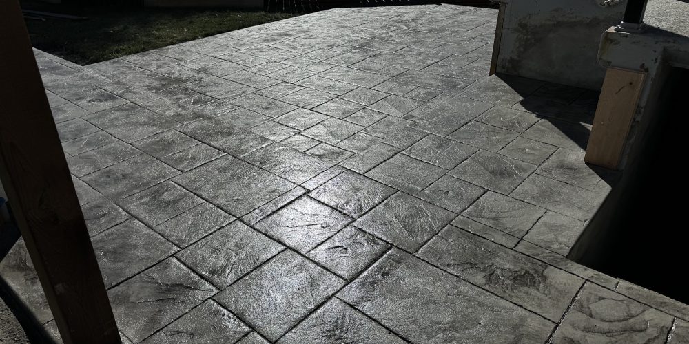 stamped concrete patios and walkways