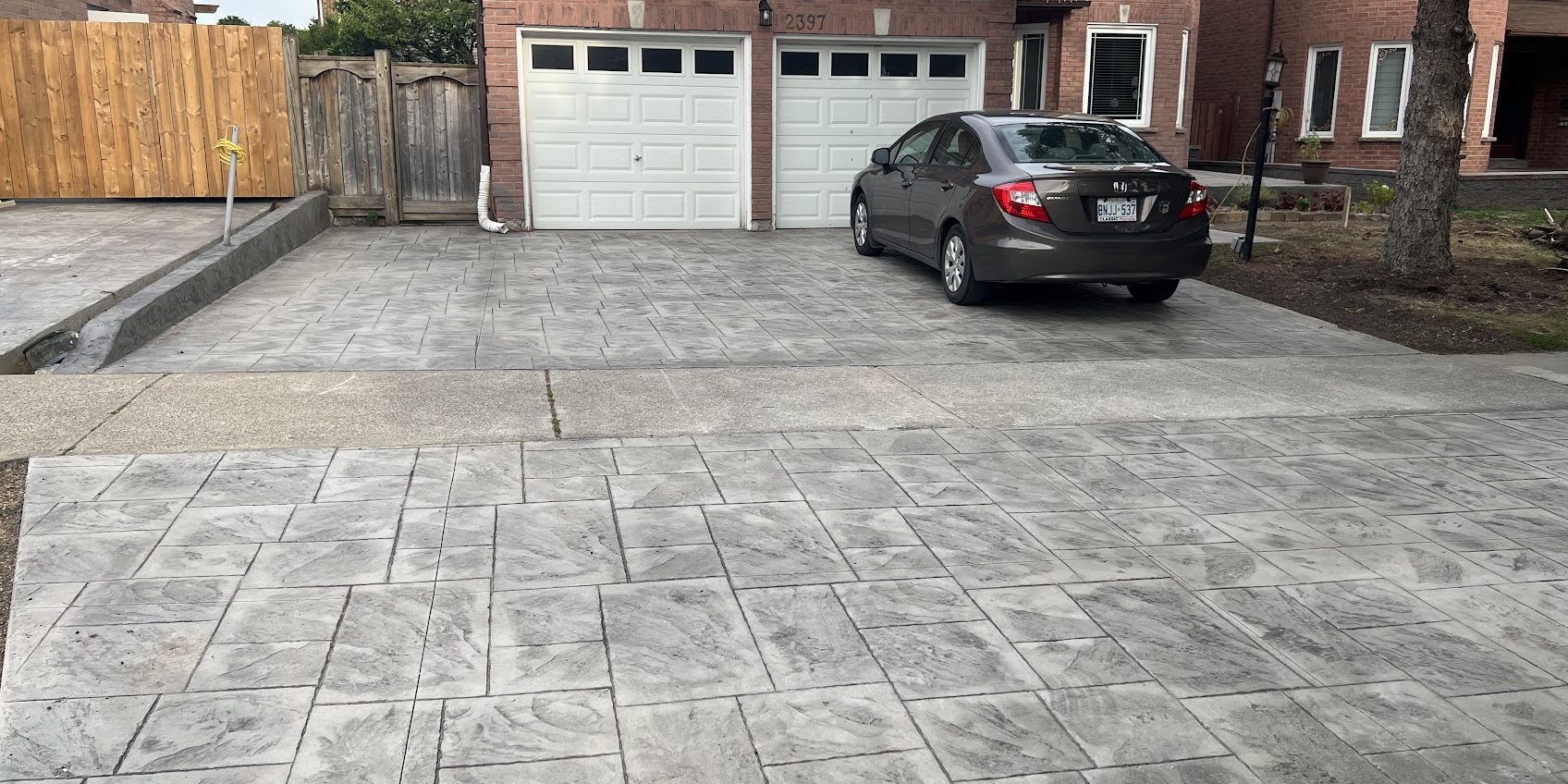 stamped concrete driveway Stamped Concrete Driveway Vaughan